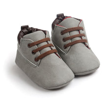 Load image into Gallery viewer, 2020 Spring / Autumn Infant Baby Boy Soft Sole PU Leather First Walkers Crib Shoes 0-18 Months