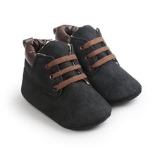 Load image into Gallery viewer, 2020 Spring / Autumn Infant Baby Boy Soft Sole PU Leather First Walkers Crib Shoes 0-18 Months