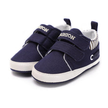 Load image into Gallery viewer, Infant Baby Boy Girl Shoes Canvas Cotton Anti-slip Sole Soft Newborn Toddler Crib Shoes Sneaker First Walkers Moccasins Shoes
