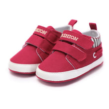 Load image into Gallery viewer, Infant Baby Boy Girl Shoes Canvas Cotton Anti-slip Sole Soft Newborn Toddler Crib Shoes Sneaker First Walkers Moccasins Shoes
