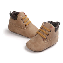 Load image into Gallery viewer, 2020 Spring / Autumn Infant Baby Boy Soft Sole PU Leather First Walkers Crib Shoes 0-18 Months
